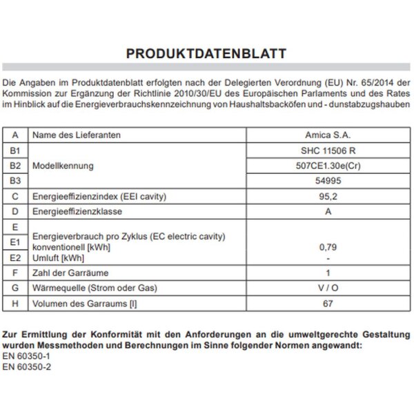 Hausger&auml;teMobil - SHC 11506 R - Amica - Ausverkauft - 03